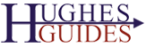 Hughes Guides website logo link - new window